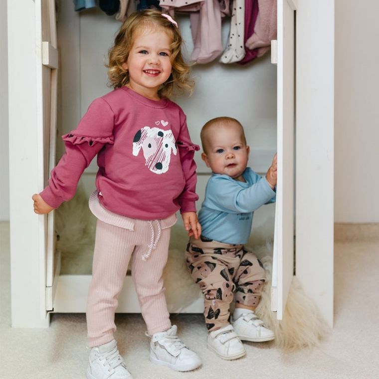 Bluza dziewczęca, różowa, Eevi