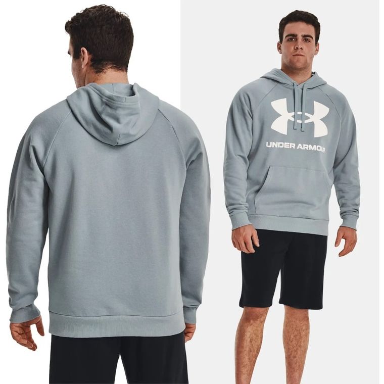 Bluza męska z kapturem, szara, Under Armour
