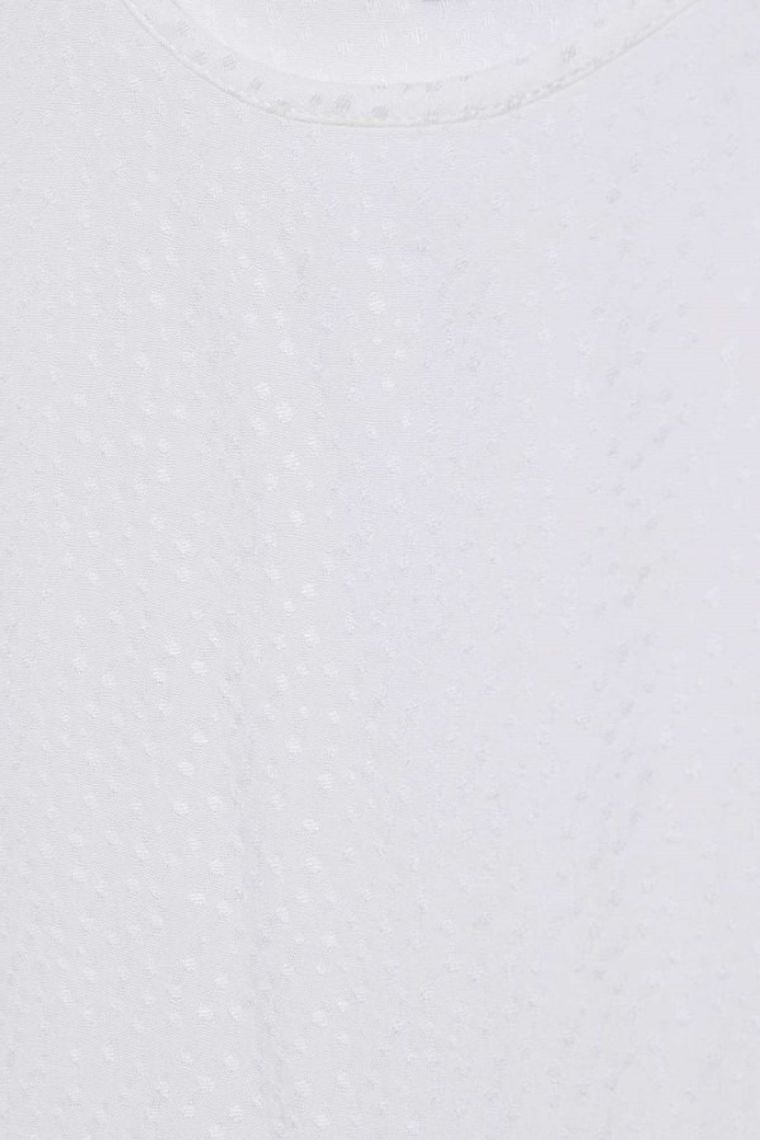 Bluzka damska z krótkim rękawem, biała, Moodo