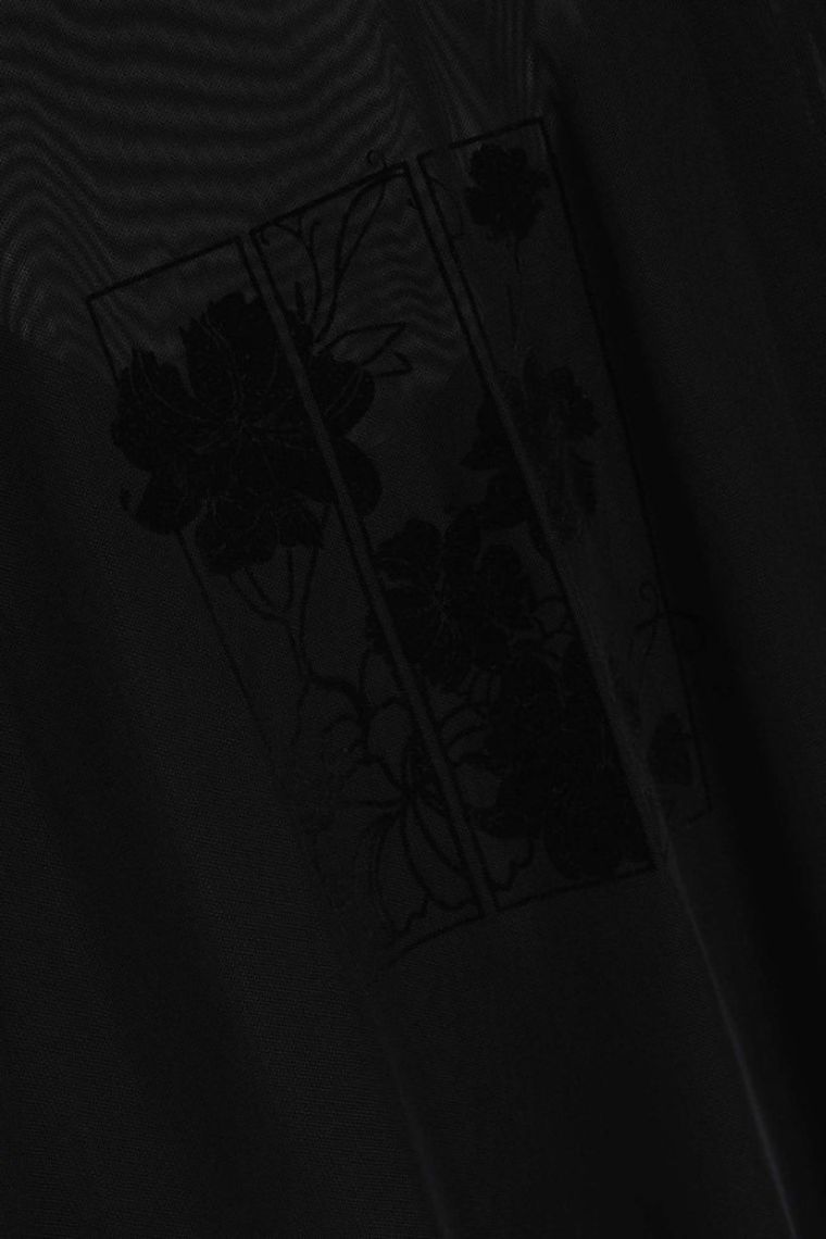 Bluzka damska z krótkim rękawem, czarna, Moodo