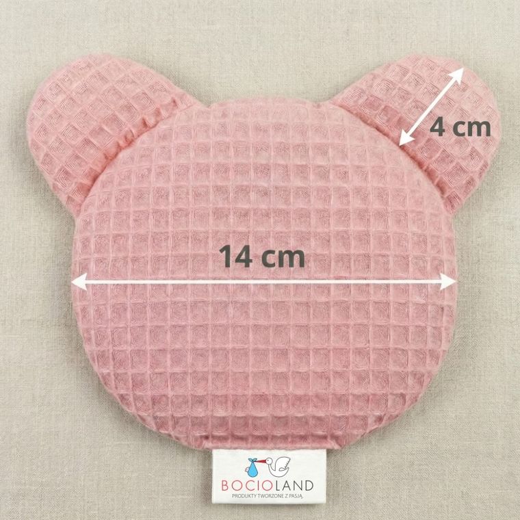 Bocioland, Miś, termofor z pestek wiśni z lawendą, wafel, retro róż