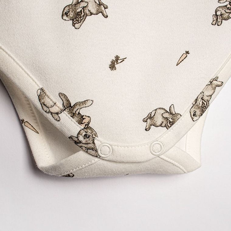 Body dziewczęce z krótkim rękawem, beżowe, Nicol