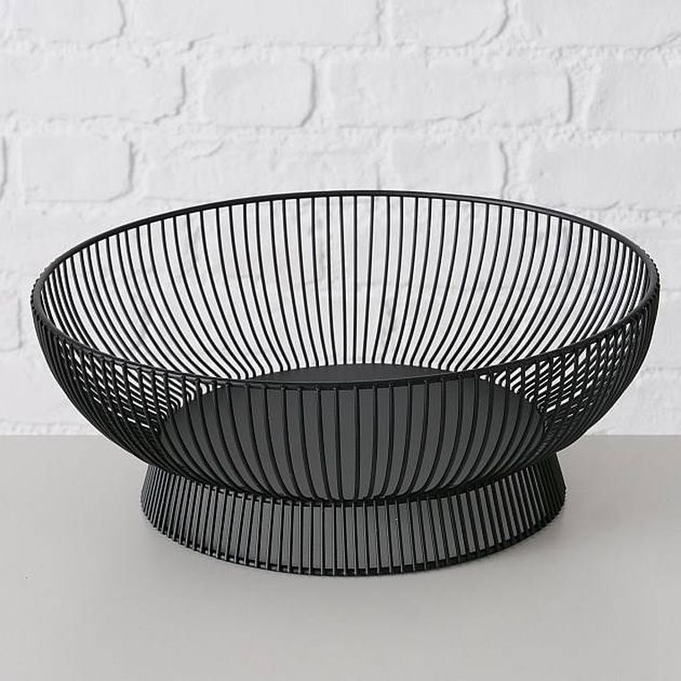 Boltze Home, Balu, misy dekoracyjne, czarne, 2 szt.