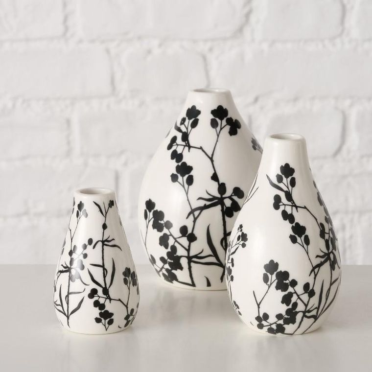 Boltze Home, Berries, wazon, ceramiczny, 3 szt.