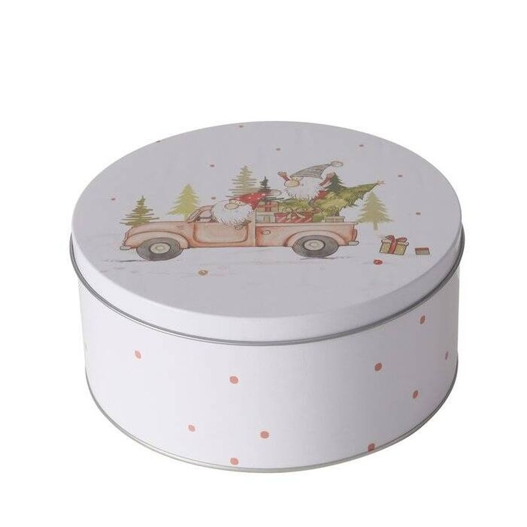 Boltze Home, Carrie, zestaw trzech puszek do przechowywania, średnica 14-20 cm