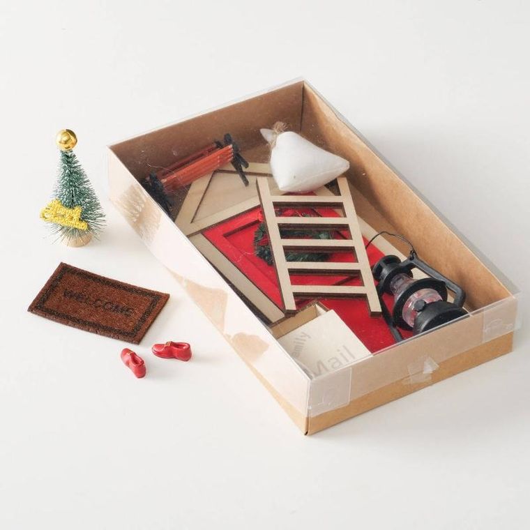 Boltze Home, Elf DIY, drzwi, ozdoba na ścianę, zrób to sam, 17 cm