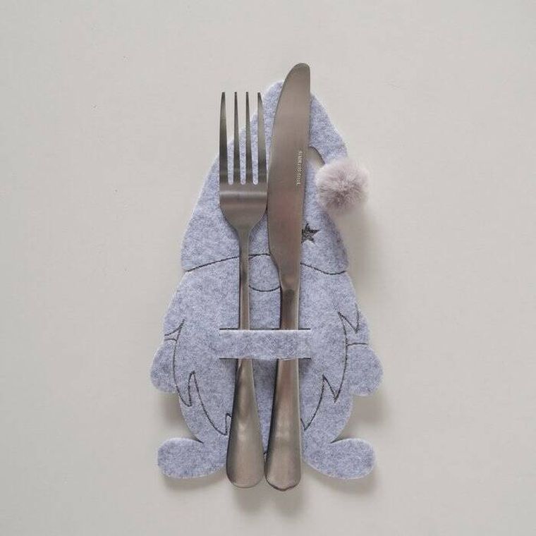 Boltze Home, Gnomy, kieszonki na sztućce filcowe, 4 szt.