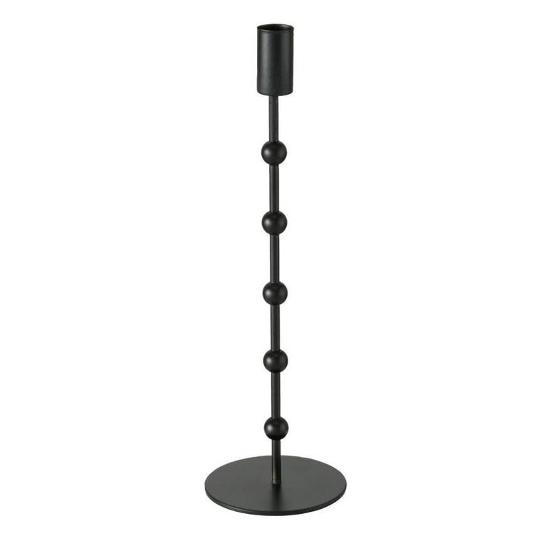 Boltze Home, metalowy świecznik Kimberly, 2 szt., kolor czarny