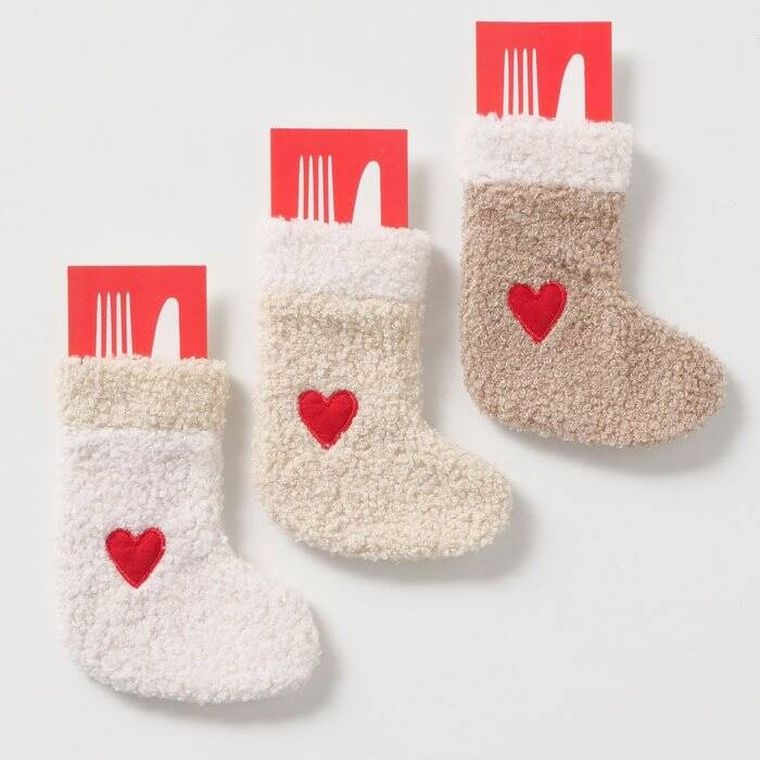 Boltze Home, Pelly, pluszowa kieszonka na sztućce