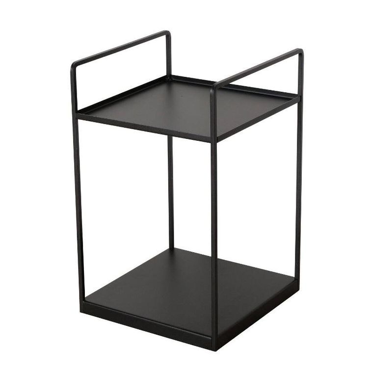 Boltze Home, stoliki kawowe loftowe czarne, Como, 2 szt.