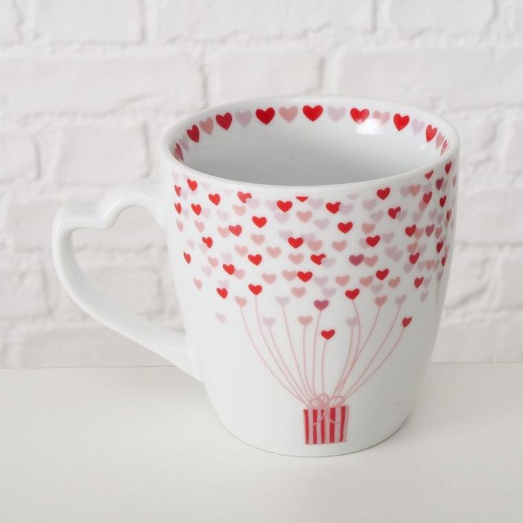 Boltze, zestaw dwóch kubków dla zakochanych, Sherine, 480 ml