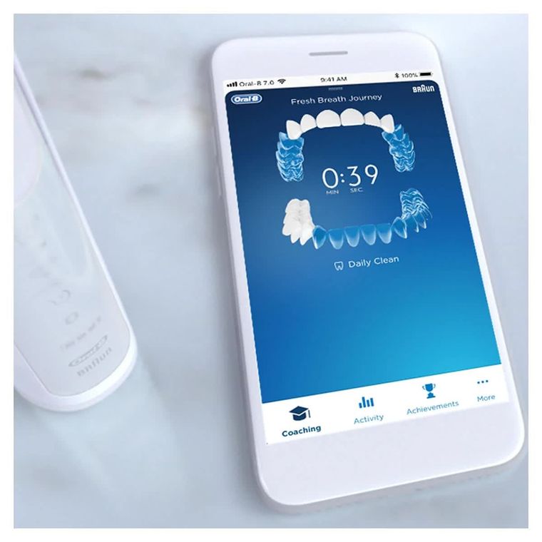 Braun, Oral-B, Genius X 20100S, szczoteczka elektryczna z Bluetooth, white