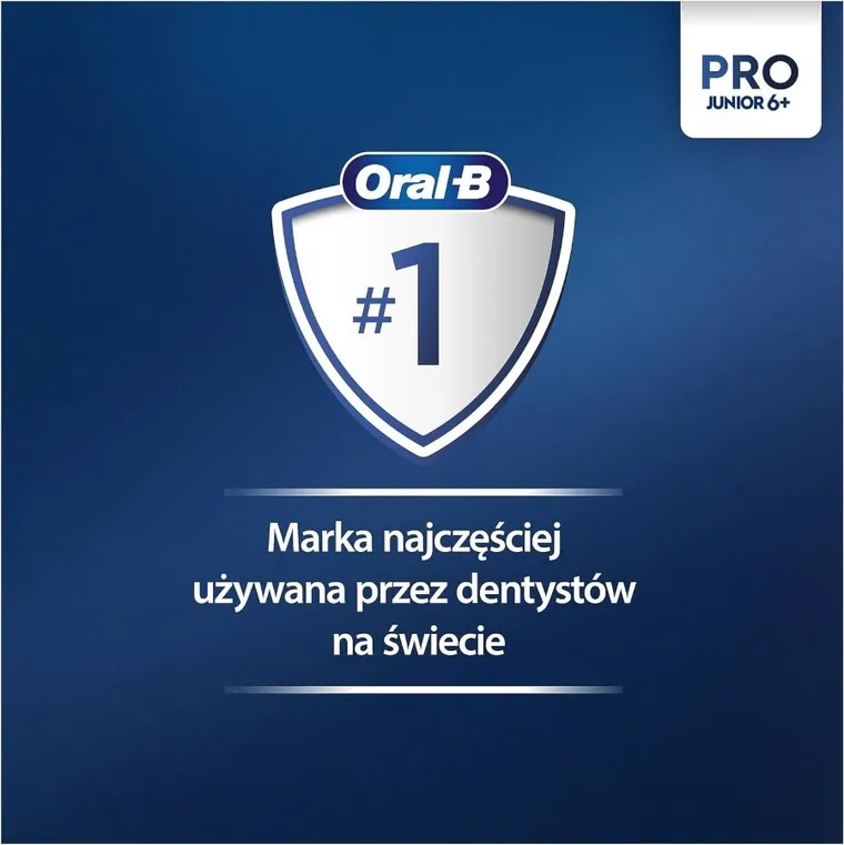 Braun, Oral-B, Junior Pro, szczoteczka elektryczna, fioletowa