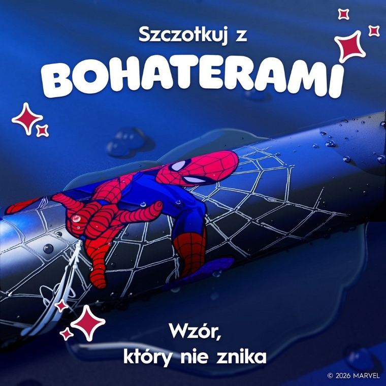Braun, Oral-B, Spider-Man, iO2 Kids, szczoteczka akumulatorowa dla dzieci