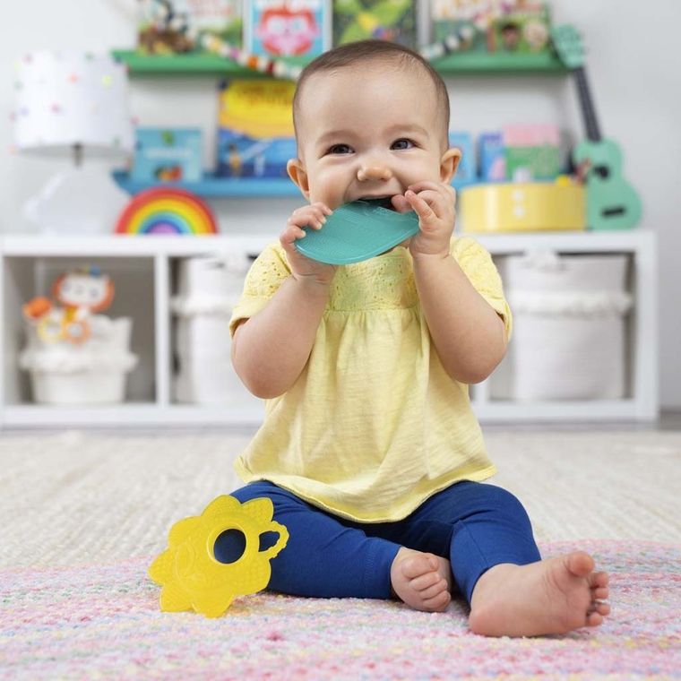 Bright Starts, Sunny Soothers, gryzak, 3m+, 2 szt.