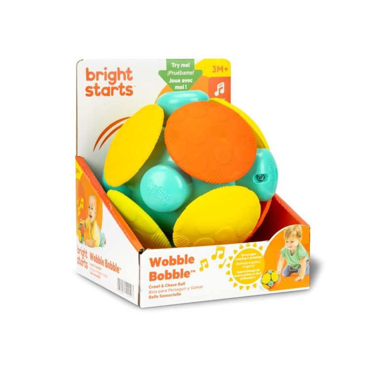 Bright Starts, Wobble Bobble, interaktywna piłka