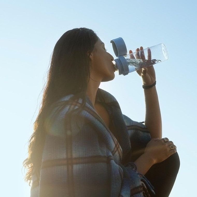 Brita, Vital, butelka filtrująca, błękitna