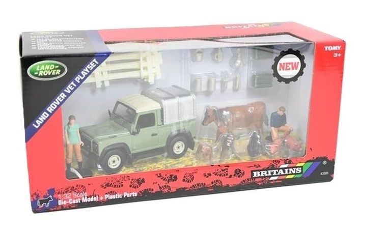 Britains, Land Rover, Zestaw weterynaryjny, pojazd z figurkami