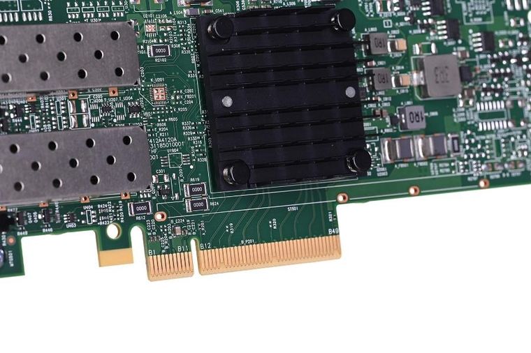 Broadcom, karta sieciowa, P210P 2x 10GbE SFP+ PCIe NIC 3.0 x8