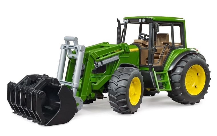 Bruder, Traktor John Deere 6920 z ładowarką czołową