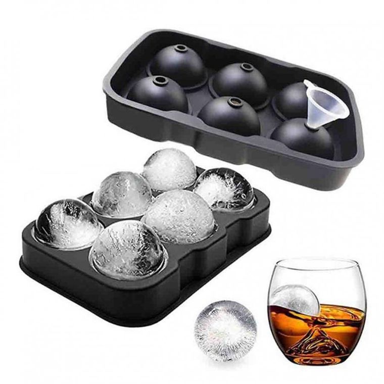 Brunbeste, forma silikonowa na 6 kul lodowych do drinków napojów