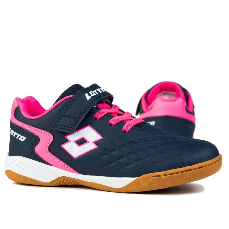 Buty piłkarskie dziecięce, halowe, mix, Lotto Dasher