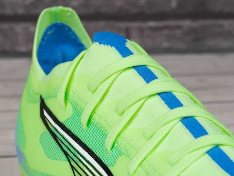 Buty piłkarskie męskie, turfy/lanki, zielone, Puma Ultra 5 Match