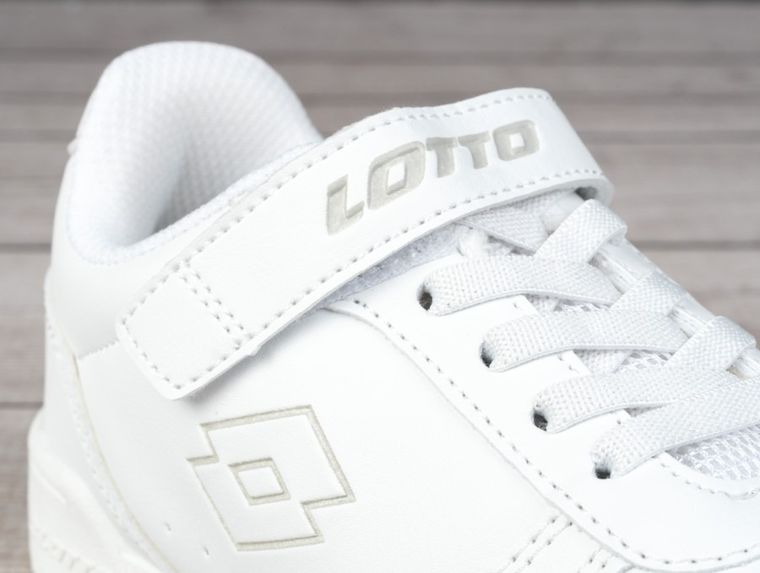 Buty sportowe chłopięce, białe, Lotto