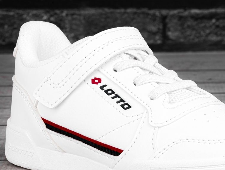 Buty sportowe chłopięce, białe, Lotto