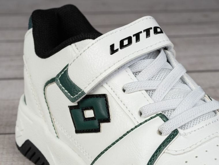 Buty sportowe chłopięce, białe, Lotto Boxscore K