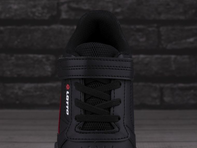 Buty sportowe chłopięce, czarne, Lotto