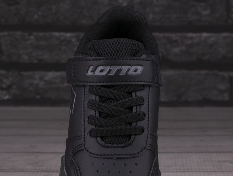 Buty sportowe chłopięce, czarne, Lotto