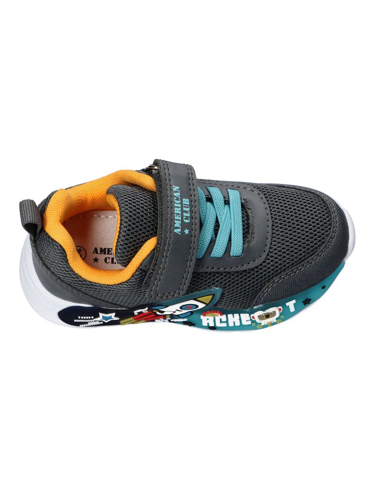 Buty sportowe chłopięce, szare, American Club
