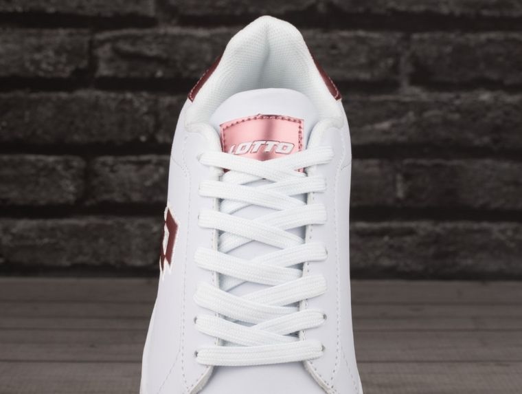 Buty sportowe damskie, białe, Lotto Dampolis GC