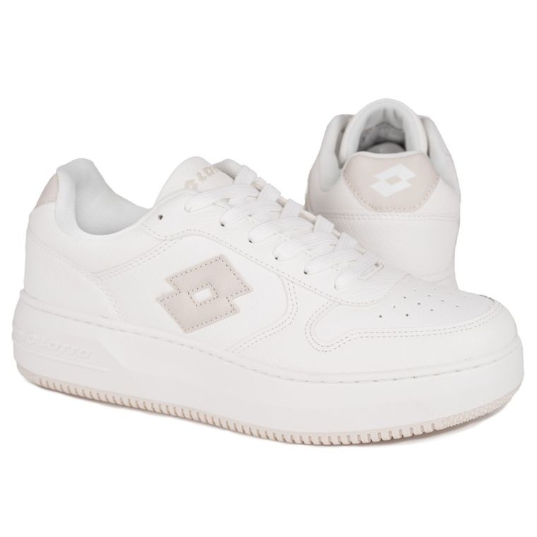 Buty sportowe damskie, białe, Lotto Paliot