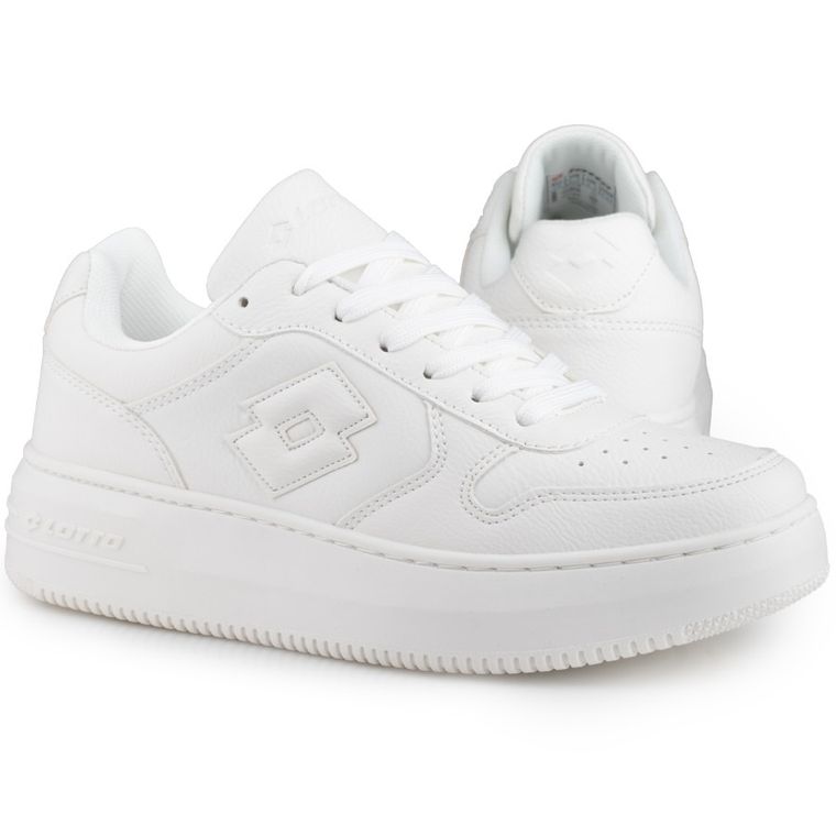 Buty sportowe damskie, białe, Lotto Paliot PF OC
