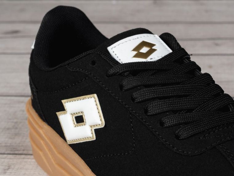 Buty sportowe damskie, czarne, Lotto Stacky RB