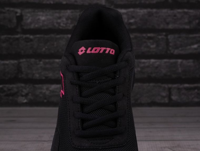 Buty sportowe damskie, do biegania, czarne, Lotto Connect OC