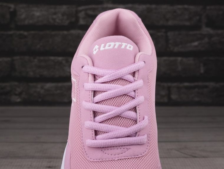 Buty sportowe damskie, do biegania, różowe, Lotto Connect