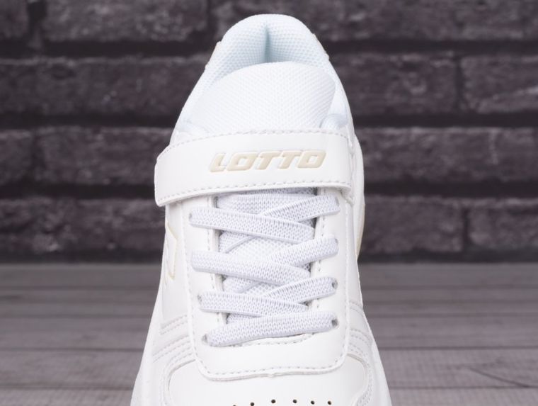 Buty sportowe dziecięce, białe, Lotto Groovn K