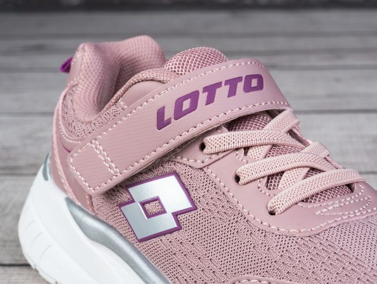 Buty sportowe dziewczęce, różowe, Lotto Exertiv