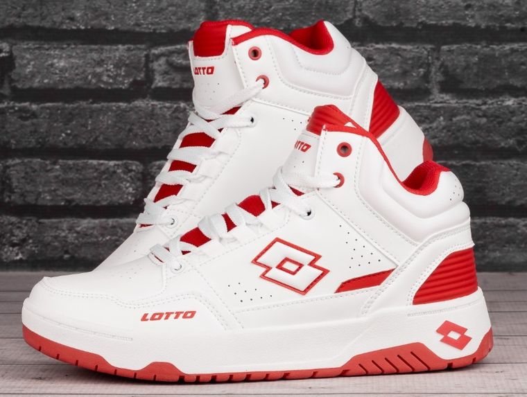 Buty sportowe męskie, białe, Lotto Pivoot