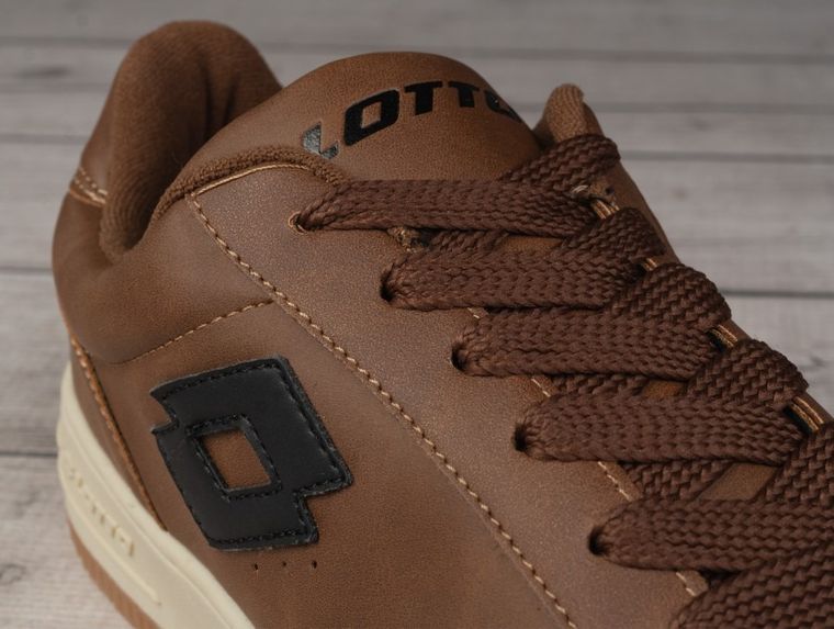 Buty sportowe męskie, brązowe, Lotto Yarin NL