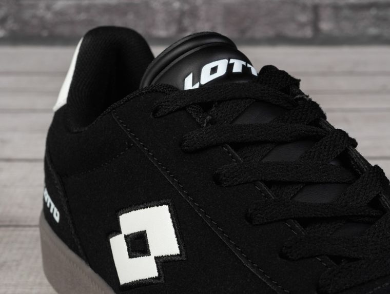 Buty sportowe męskie, czarne, Lotto Vintal