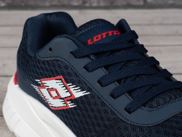 Buty sportowe męskie, do biegania, niebieskie, Lotto Dynativ