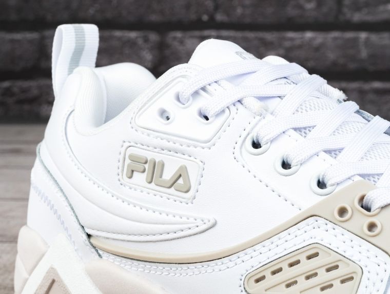 Buty sportowe męskie, do tenisa, białe, Fila Casim