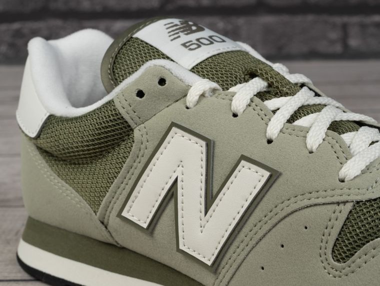 Buty sportowe męskie, khaki, New Balance