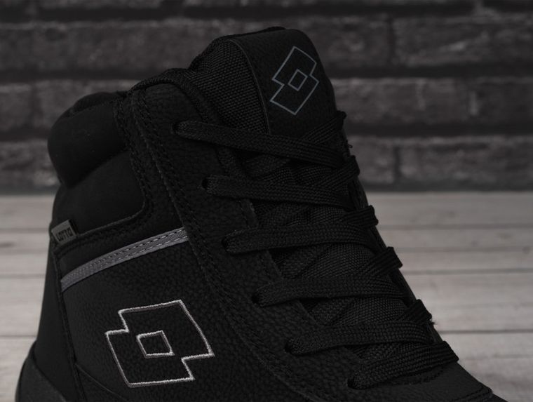 Buty zimowe, unisex, czarne, Lotto