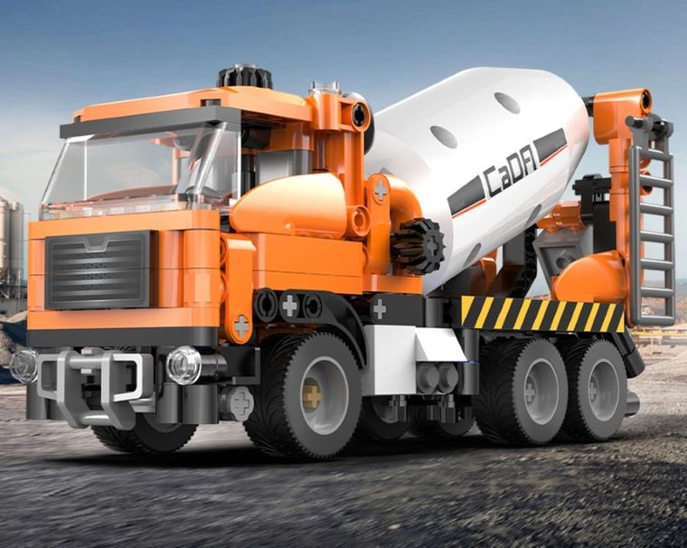 Cada, betoniarka, klocki konstrukcyjne, 368 elementów