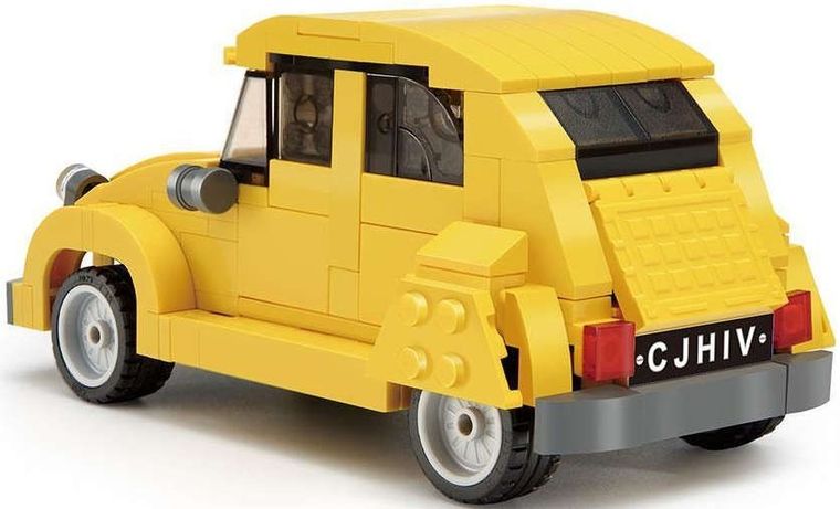 Cada, Citroen 2CV, klocki konstrukcyjne, pojazd, 298 elementów